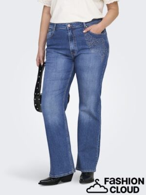 Carjuicy flared jeans Only Carmakoma